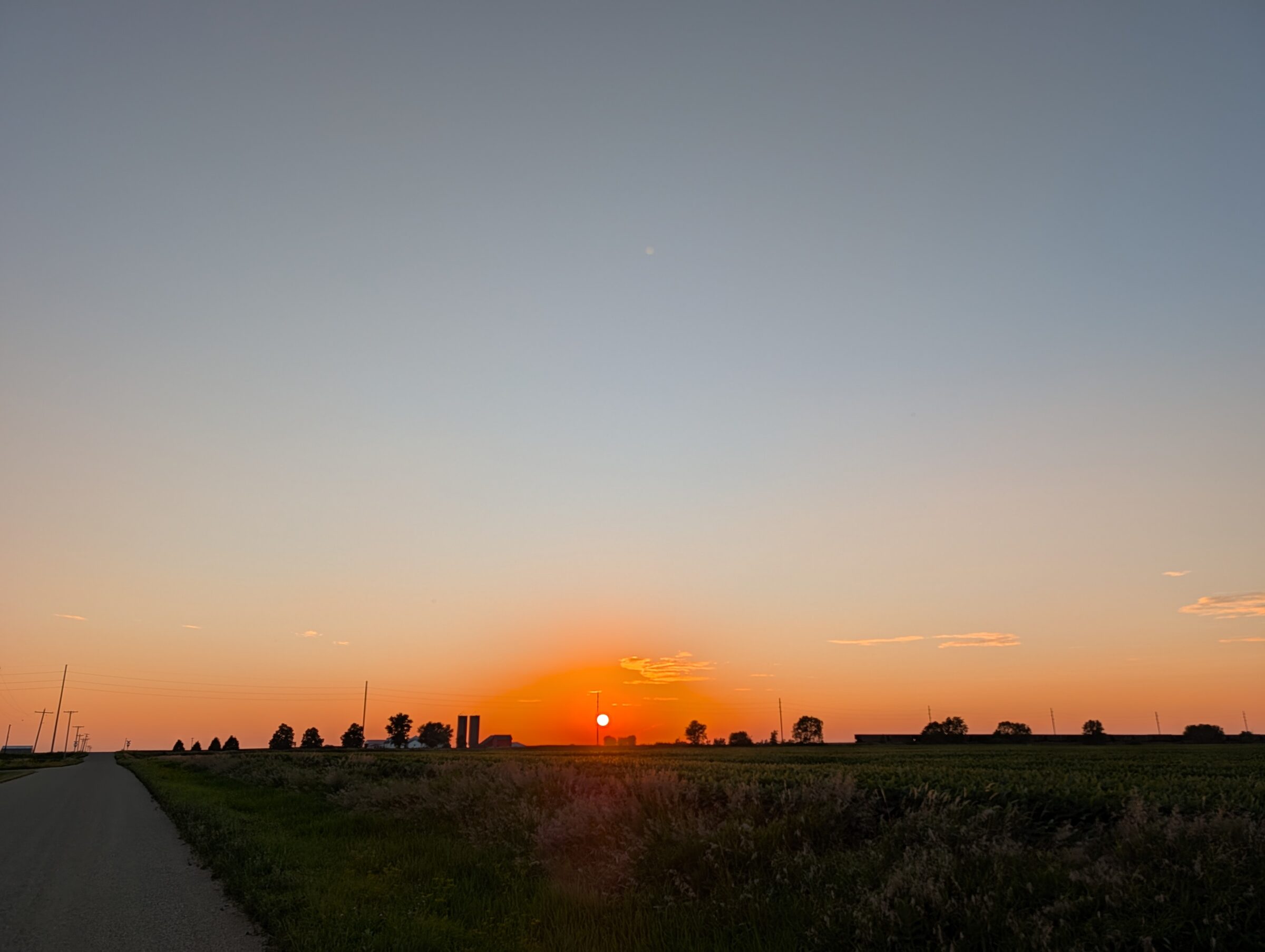 The farm at first light